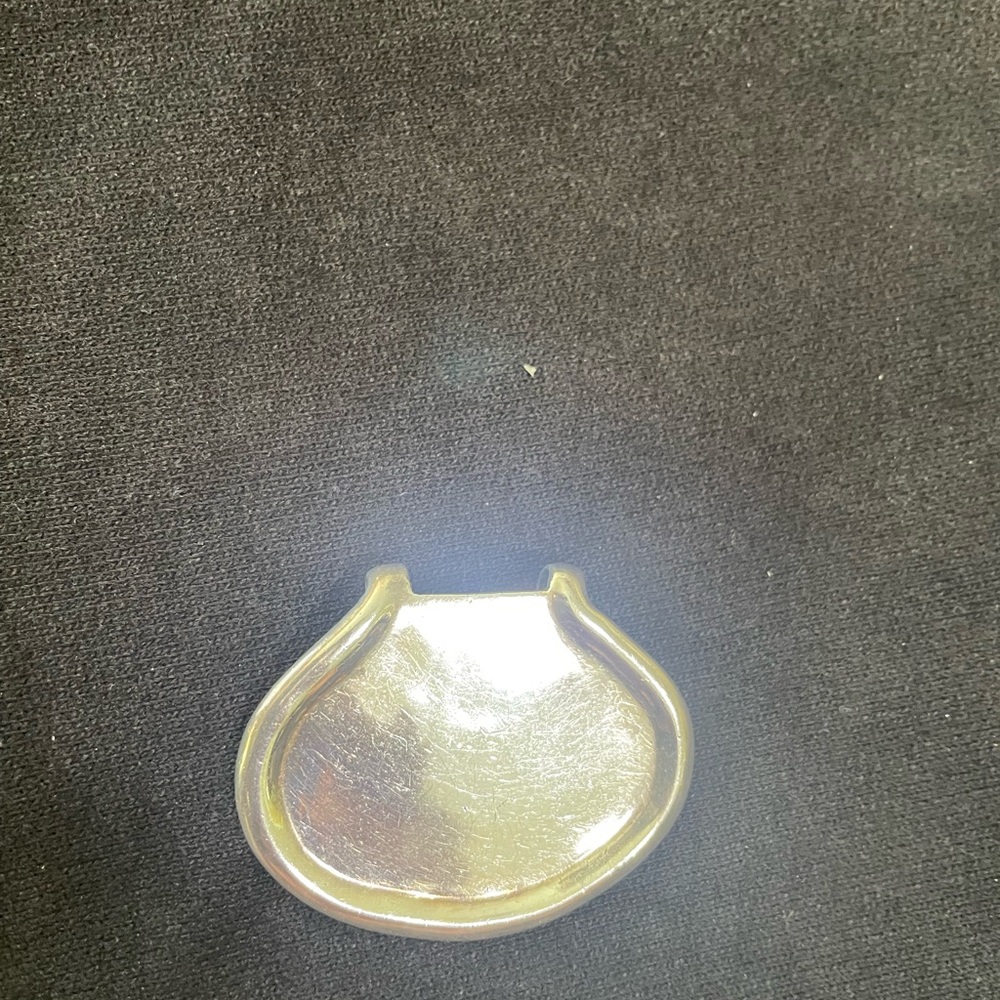 Sterling silver stamped pendant. Can be engraved.